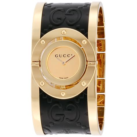 gucci gold bangle ladies watch|vintage Gucci bangle bezel watch.